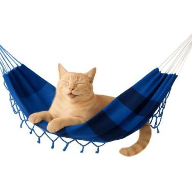 Imagem de Rede de descanso premium para cachorros e gatos - Armarinho Silva, Azu