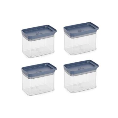 Imagem de Kit 4 Potes Herméticos Organizadores Electrolux 0,85L