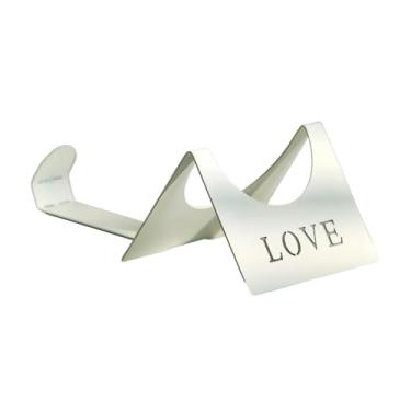 Imagem de KiBcsLic Suporte para vinho de mesa Suporte para vinho de metal decorativo para armazenamento para exibição para adega Despensa Mesa de jantar Cozinha, Branco