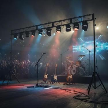 Imagem de Tripe Iluminação Gol DJ com Treliças com Bag