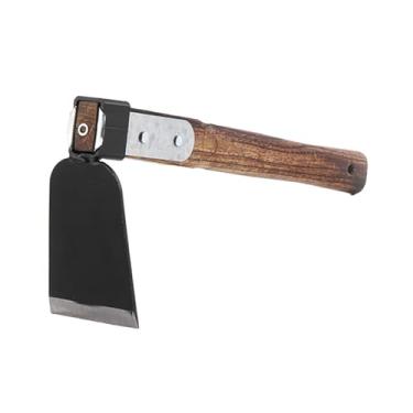 Imagem de IEUDNS Enxada de jardim, enxada manual, ferramenta manual para jardinagem, ferramenta para lavrar canteiros de flores, jardinagem, escavação, Enxada