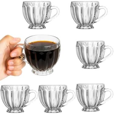 Imagem de Kit 6 Xícaras 80ml, Design Clássico, Ideal P/Café Chá Bebiba Drinks, Cozinha Bancada Bar Utensílio Louça, Decoração, Copo (Kit 6 Xícara 80ml)