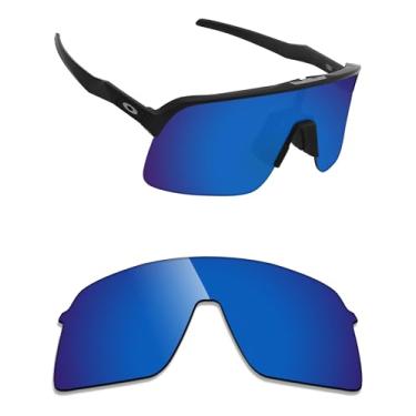 Imagem de Alphax Lentes de reposição Pacafic Blue espelhadas Elite polarizadas para óculos de sol Oakley Sutro Lite OO9463