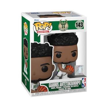 Imagem de Pop NBA Bucks Giannis Antetokounmpo City Jersey Vinyl Figure