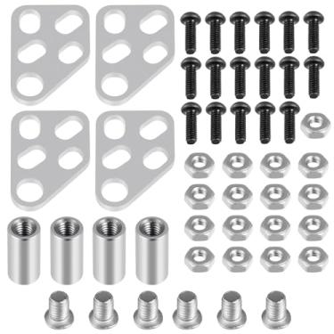 Imagem de 1/14th Stainless Steel RC Mudguard Fender Fixed Mount Bracket for 1:14 Tamiya RC Tractor Trailer Truck Car Upgrade Parts DIY Fender Mud Flaps Mount