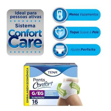 Imagem de Fralda Descartável Confort Tena Adulto Tamanho E/EG