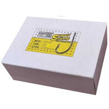 Imagem de Anzol Marine Sports Super Strong 4330 Tamanho Numero 10 Caixa Com 100 Unidades