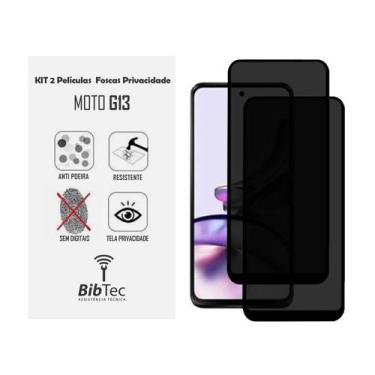 Imagem de Kit 2x Películas Privacidade Fosca Para Motorola Moto G13 - NoBrand