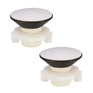 Imagem de Conjunto de 2 peças de plugue de torre de água confiável kit de tanque interno peças essenciais de vaso sanitário conector de plástico para manutenção de encanamento e reparo doméstico