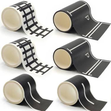 Imagem de Road Tape dspitwod TAPE6 para carros de brinquedo, Trains Play, pacote