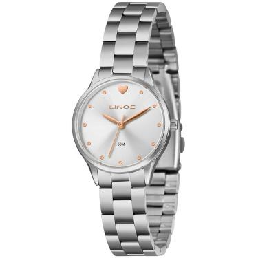 Imagem de Relógio Lince Feminino Ref: Lrmh291l30 S1sx Coração Prateado