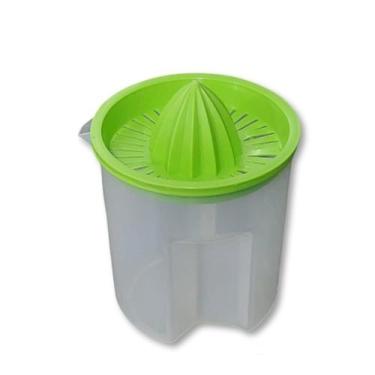 Imagem de Jarra com tampa espremedor 900ml verde - MICROMAX