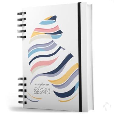 Imagem de NISTI PRINT, Planner Visão Semanal e Mensal Capa Dura Coleção Cute Feline