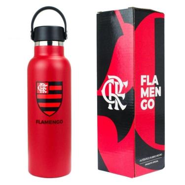 Imagem de Garrafa Térmica Alça Rosqueável 500ml - Flamengo-Unissex