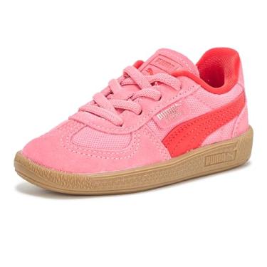 Imagem de PUMA Tênis infantil unissex Palermo com fecho alternativo (infantil), Rosa mágica/vermelho para todos os tempos, 19