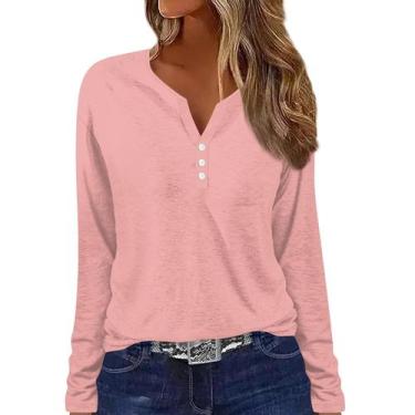 Imagem de Camisas de manga comprida para mulheres COTECRAM 2024 Fall Fashion