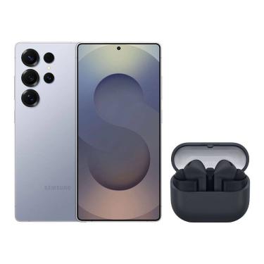 Imagem de S25 Ultra (256GB) - Titânio Azul + Buds3 FE - Preto