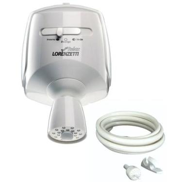 Imagem de Ducha Relax 3 Temperaturas Lorenzetti 5500w 220v, Branco, 5500W, 220V