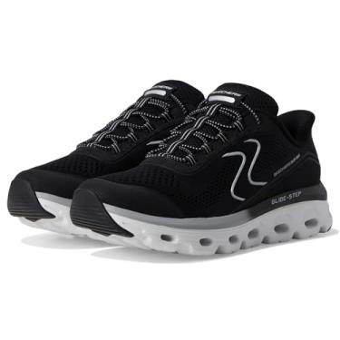 Imagem de Skechers Tênis feminino Glide Step Sole Hands Free Slip-ins, Bkw preto e branco, 38 BR