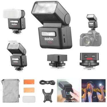 Imagem de Godox IT32 TTL Flash + X5C para câmeras Canon, flash de sapata com tela sensível ao toque, conexão sem fio 2.4G, número guia 18, tempo de reciclagem de 1,5s, interface magnética