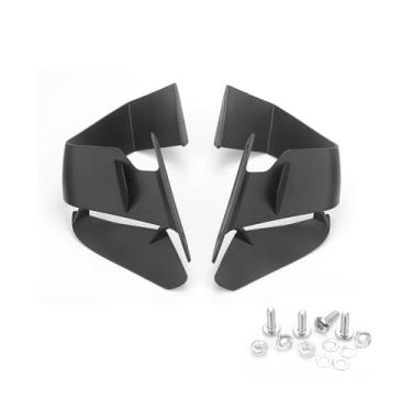 Imagem de GZDLmoto Winglets de motocicleta para S1000RR Kits de carenagem de spoiler de vento fixo de asa de vento aerodinâmico adequado para BMW S1000RR S 1000 RR 2015-2018 (preto fosco)