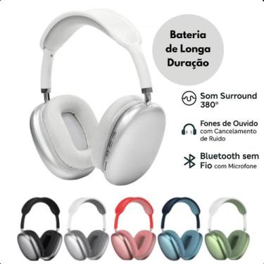 Imagem de Headphone P9 Wireless Bluetooth Som Extra Bass Claro - Lippin