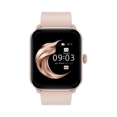 Imagem de Relógio Inteligente Feminino 1.83" Tela Sensível Ao Toque Completa Mon