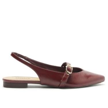 Imagem de Sapatilha Slingback Tira Única Lançamento AnaCapri Cor:;Tamanho:35-Feminino