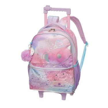 Imagem de Mochila de Rodinhas Lilica Ripilica Com Alças Lumina Lilás