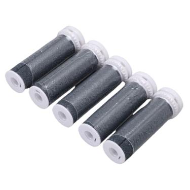 Imagem de Brrnoo 5 PCS Cabeças de Rolo para Lixa de pé Compatíveis Com Micro Pedi Nano - Rolo Recarregável para Removedor de Pele Dura de Pedra de Quartzo para Pés Rachados e Secos, Recargas de