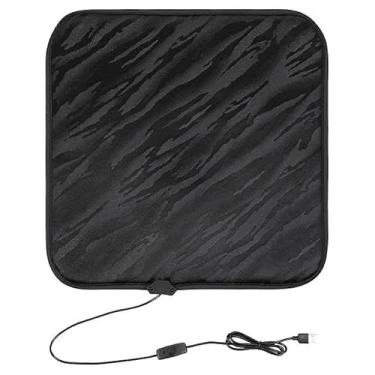 Imagem de Manta Elétrica USB de Inverno Aquecedor Almofada Assento Automóvel Aquecedora Sofa Cadeira Para Carro Escritório