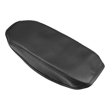 Imagem de X AUTOHAUX Capa de caixa de apoio de braço para console central para Ford Focus ST Electric S SE SEL 2015-2018 protetor interno de couro sintético antiarranhões decoração preta