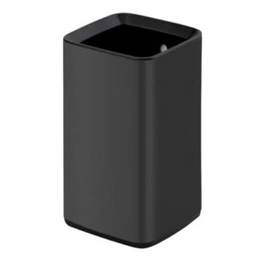 Imagem de Lixeira de interior quadrada de 3,1 galões, lata de lixo de metal aberta superior com balde de forro removível, para sala de estar, escritório, hotel, uso comercial decorativo doméstico T