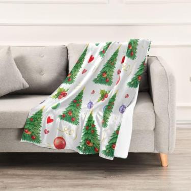 Imagem de Wassud Cobertores e mantas de Natal 152,4 x 228,6 cm, cobertor de arte de Natal para sofá, cadeira, decoração de casa