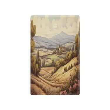 Imagem de Wassud Placa de cobertura para interruptor de luz, cenário de montanha, capas de tomadas duplex, placa de parede, decoração de casa, sala de estar, quarto, decoração