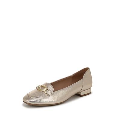 Imagem de LifeStride Mocassim feminino Celine, Couro sintético platino dourado, 6.5 Wide