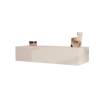 Imagem de Penteadeira Com Gavetas Suspensas — Penteadeira Para Closet Com Trilhos TelescóPicos Deslizantes(Branco)