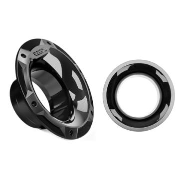 Imagem de RECOIL Kit de porta aerodinâmica AP4 de 10 cm, tubo de baixo alargado, flares de material ABS resistente, tubo de papelão reforçado de 30 cm de 5,8 mm, design de baixa turbulência, atualização do