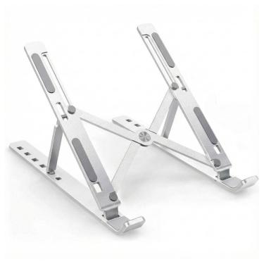 Imagem de Suporte para Notebook Ergonômico - Ajustável - Prata - MTG-259