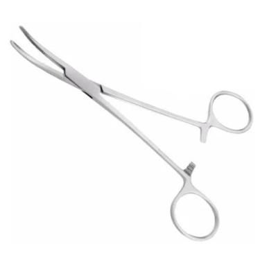 Imagem de Pinça Hemostática Pinça Kelly Curva 16cm Abc para hemostasia - A.R Var