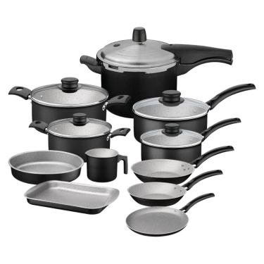 Imagem de Jogo de Panelas 11 Peças com Panela Pressão Tramontina