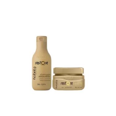 Imagem de Kit Hobety Restore Line Shampoo 300Ml + Mascara 300Gr