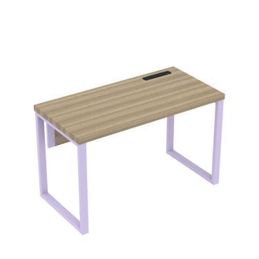 Imagem de Mesa Plataforma Unica 120x60 Pe40 Noce Naturalle-lilas