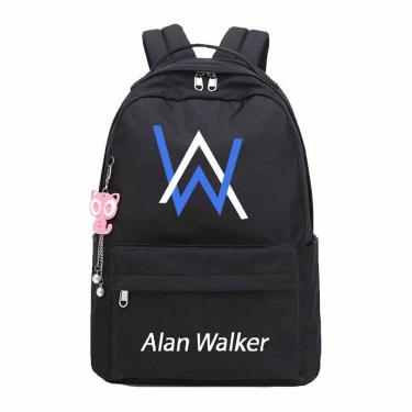 Imagem de Mochila Alans Walkers Cartoon Kids School Anime 29x13,5x41cm