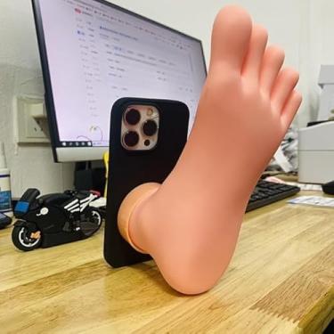 Imagem de TRADAY Capa de telefone feia com formato de pé 3D compatível com iPhone 17 Air capa de telefone feia de silicone macio engraçada multicolorida