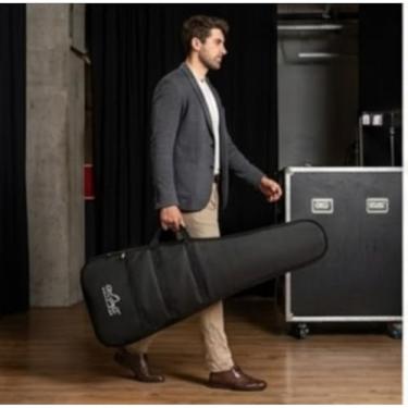 Imagem de Bag Luxo para Contrabaixo Groove Reforçada, Acolchoada 20mm Impermeável e com Bolso