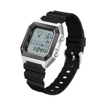 Imagem de Relógio Esportivo Digital Masculino À Prova D'Água Com Luz Noturna, Cr