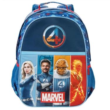 Imagem de Mochila Quarteto Fantástico Infantil Escolar 2026 Marvel