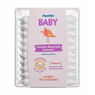 Imagem de Hastes Flexíveis Panvel Baby Com 50 Unidades