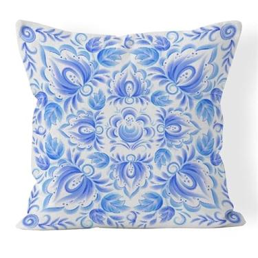 Imagem de Ins Style Capa de almofada quadrada decorativa com estampa geométrica para sofá, carro e escritório, decoração em casa, estilo 7